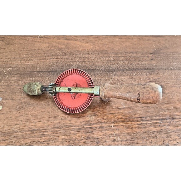 Vintage Hand Drill, Eggbeater Style, USA - Picture 2 of 4